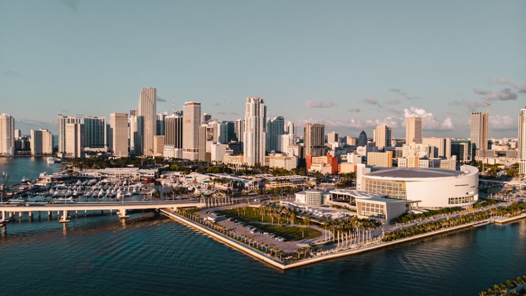 New Orleans city skyline.